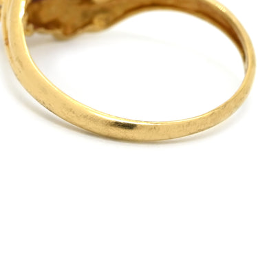 クリスチャン ベルナール CHRISTIAN BERNARD アメジストリング パープル✕イエローゴールド K18YG アメジスト 模造石 リング 指輪 Christian Bernard 18K 750 オーバルカット ウェーブライン 12号