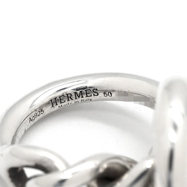 エルメス HERMES クロワゼット GM H104587B シルバー シルバー925 #50(JP10) リング 指輪 SV925 AG925 クラスプモチーフ 7号