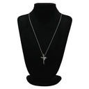 カシケイ KASHIKEY ダブルクロス ブラウンダイヤ ペンダント ホワイトゴールド K18WG ダイヤモンド ネックレス Kashikey 18K 750 WG 十字架 クロス