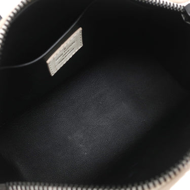 ルイヴィトン LOUIS VUITTON キーポル バンドリエール 25 サハラ ホワイト系 クロコダイル 2WAYバッグ マットブラック金具 白 グレー ショルダー ミニボストン