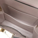 ルイヴィトン LOUIS VUITTON カプシーヌ MINI ピンク系 クロコダイル 2WAYバッグ ゴールド金具 グレー ショルダー ハンドバッグ