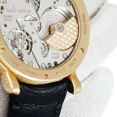 腕時計 ルイヴィトン LOUIS VUITTON エスカル オートマティック W3PG31 自動巻き メンズ K18PG無垢 グレー LFT023.02 限定