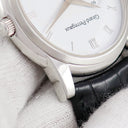 腕時計 ジラールペルゴ GIRARD PERREGAUX フラットウォッチ スモールセコンド 90500.0.11.713 自動巻き メンズ ホワイト 白 ローマン