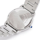 腕時計 カルティエ Cartier ロンドソロ ドゥ カルティエ LM W6701005 クオーツ メンズ シルバー ローマン 青針 デイト