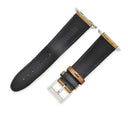 ベルルッティ BERLUTI 純正 アップルウォッチ 44 45 46 49 mm用 ブラウン レザー ステンレススチール 腕時計パーツ カリグラフィ レザーベルト 35ｍｍ 尾錠付き