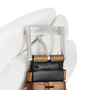 ベルルッティ BERLUTI 純正 アップルウォッチ 44 45 46 49 mm用 ブラウン レザー ステンレススチール 腕時計パーツ カリグラフィ レザーベルト 35ｍｍ 尾錠付き