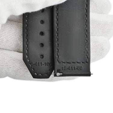 ウブロ HUBLOT ビックバン ウニコ 411用 ラバーバンド ブラック レザー ラバー 腕時計パーツ 純正 替え ベルト ストラップ 28mm 赤 黒 レッド ブラック