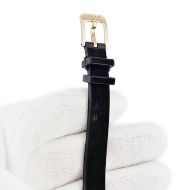 腕時計 シャネル CHANEL プルミエール リボン H6126 クオーツ レディース K18YG×Ti コンビ 純正ダイヤ パヴェ チタン