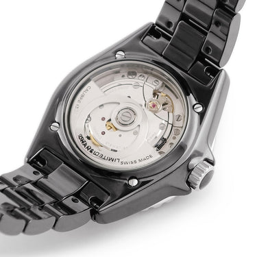 腕時計 シャネル CHANEL J12 エレクトロ キャリバー12.1 38mm H7122 自動巻き メンズ OH済 ブラック セラミック 限定