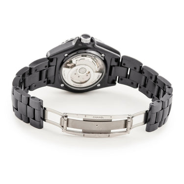 腕時計 シャネル CHANEL J12 エレクトロ キャリバー12.1 38mm H7122 自動巻き メンズ OH済 ブラック セラミック 限定