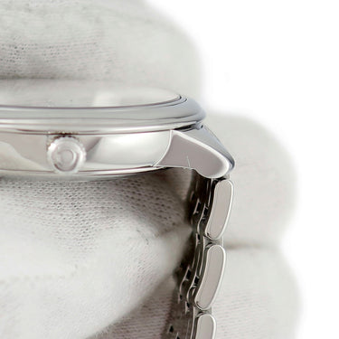 腕時計 オメガ OMEGA デ ヴィル プレステージ コーアクシャル 424.10.37.20.01.001 自動巻き メンズ OH済 デイト 黒 ローマン バー