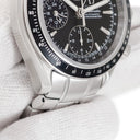 腕時計 オメガ OMEGA スピードマスター デイデイト 3220.50.00 自動巻き メンズ OH済 ブラック クロノグラフ スモールセコンド