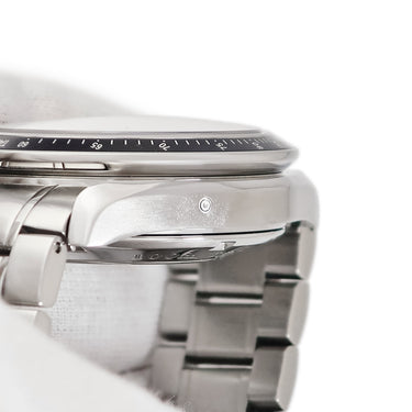 腕時計 オメガ OMEGA スピードマスター デイデイト 3220.50.00 自動巻き メンズ OH済 ブラック クロノグラフ スモールセコンド