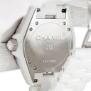 腕時計 シャネル CHANEL J12 38mm H1629 自動巻き メンズ OH済 純正12Pダイヤ 白 ホワイト セラミック デイト