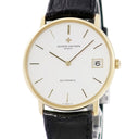 腕時計 ヴァシュロン・コンスタンタン VACHERON CONSTANTIN パトリモニー デイト 44001/2 自動巻き メンズ OH済 K18YG無垢 ホワイト 白 バー