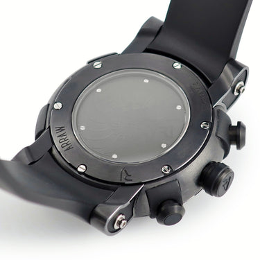 腕時計 ロマンジェローム ROMAIN JEROME アロー マリン セラミック 45mm 1M45C.CCCR.1517.RB 自動巻き メンズ OH済 ブラック クロノグラフ