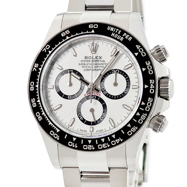 腕時計 ロレックス ROLEX コスモグラフ デイトナ 126500LN ランダム番 自動巻き メンズ 新品同様 ランダム番 ホワイト 白 パンダダイヤル