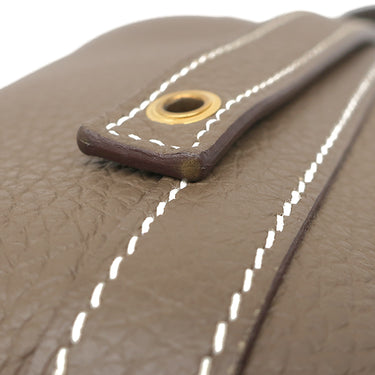 エルメス HERMES ピコタンロックPM エトゥープ トリヨンクレマンス ハンドバッグ ゴールド金具 グレージュ