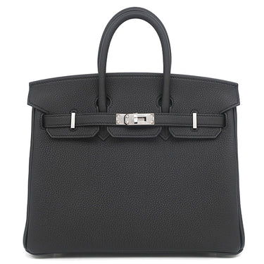 エルメス HERMES バーキン25 ブラック トゴ ハンドバッグ シルバー金具 新品 未使用 黒 2026年製