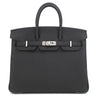 エルメス HERMES バーキン25 ブラック トゴ ハンドバッグ シルバー金具 新品 未使用 黒 2026年製
