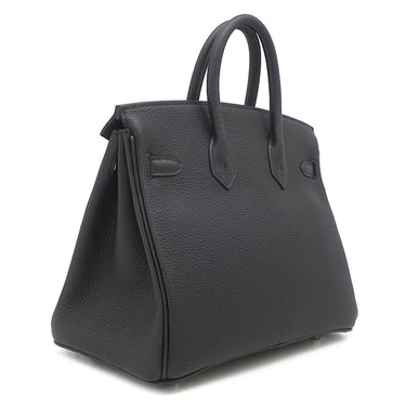 エルメス HERMES バーキン25 ブラック トゴ ハンドバッグ シルバー金具 新品 未使用 黒 2026年製