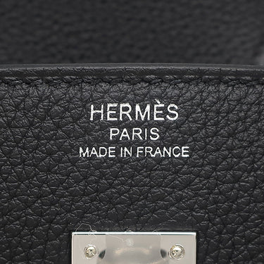 エルメス HERMES バーキン25 ブラック トゴ ハンドバッグ シルバー金具 新品 未使用 黒 2026年製