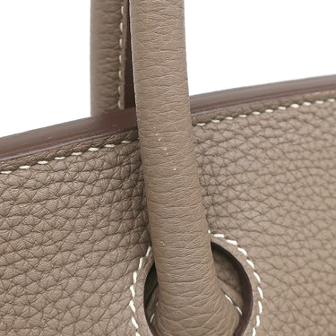 エルメス HERMES バーキン30 エトゥープ トゴ ハンドバッグ マットゴールド金具 【PO品】 グレージュ