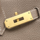 エルメス HERMES バーキン30 エトゥープ トゴ ハンドバッグ マットゴールド金具 【PO品】 グレージュ