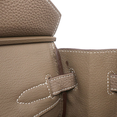 エルメス HERMES バーキン30 エトゥープ トゴ ハンドバッグ マットゴールド金具 【PO品】 グレージュ