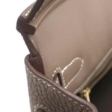 エルメス HERMES バーキン30 エトゥープ トゴ ハンドバッグ マットゴールド金具 【PO品】 グレージュ