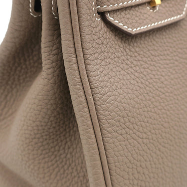 エルメス HERMES バーキン30 エトゥープ トゴ ハンドバッグ マットゴールド金具 【PO品】 グレージュ