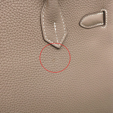 エルメス HERMES バーキン30 エトゥープ トゴ ハンドバッグ マットゴールド金具 【PO品】 グレージュ
