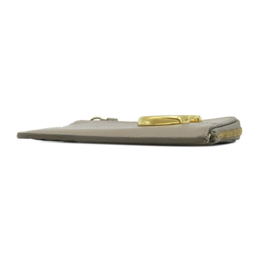 クロエ Chloe クロエC CHC19UP059A37 グレー レザー コインケース ゴールド金具 カードホルダー フラグメントケース グレージュ