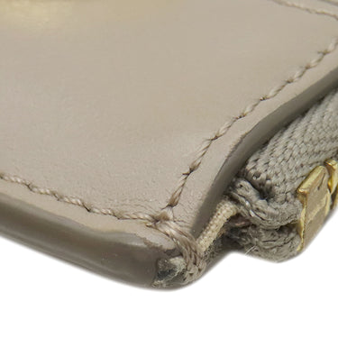 クロエ Chloe クロエC CHC19UP059A37 グレー レザー コインケース ゴールド金具 カードホルダー フラグメントケース グレージュ