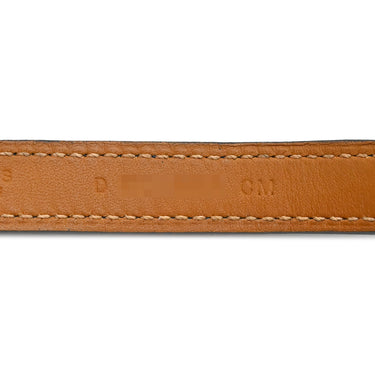 エルメス HERMES オーケリー ネイビー×シルバー スイフト メタル T1 ブレスレット 青 紺 2重 2連 レザーブレス カデナモチーフ