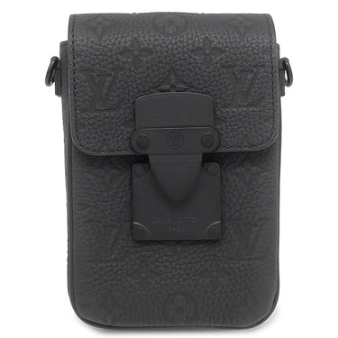 ルイヴィトン LOUIS VUITTON Sロック ヴェルティカル ウェアラブル ウォレット M81524 ノワール レザー トリヨンレザー ショルダーバッグ マットブラック金具 黒
