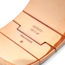 エルメス HERMES シャルニエール エクストララージ ピンクXマルチカラー GP 七宝焼き ブレスレット ローズゴールド金具 PG金具 バングル キリン柄