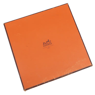 エルメス HERMES シャス ワイヤーフォックステリア 八角 イエロー×ホワイト 磁器 食器 黄色 白 犬 プレート ポーセリン