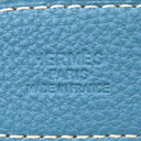 エルメス HERMES コンスタンスH ブラック×ブルージーン ボックスカーフ トゴ #75 ベルト シルバー金具 Hバックル リバーシブル