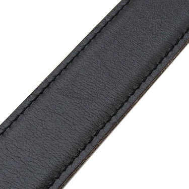 エルメス HERMES コンスタンスH ブラック×ブルージーン ボックスカーフ トゴ #75 ベルト シルバー金具 Hバックル リバーシブル