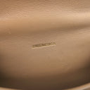 バレンシアガ BALENCIAGA Hourglass ハンドバッグ XS 593546 ブラウン PVCコーティングキャンバス 2WAYバッグ ゴールド金具 ショルダー