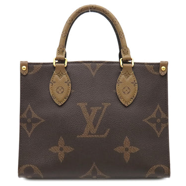 ルイヴィトン LOUIS VUITTON オンザゴー PM M46373 モノグラムリバース モノグラムキャンバス モノグラムリバースキャンバス 2WAYバッグ ゴールド金具 ショルダー ハンドバッグ