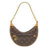 ルイヴィトン LOUIS VUITTON ループ M81098 モノグラム モノグラムキャンバス 2WAYバッグ ゴールド金具 茶 ハンドバッグ ショルダー