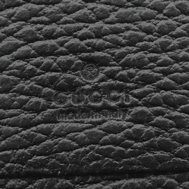グッチ GUCCI ダブルG カードケース ウォレット ‎456126 ブラック レザー 二つ折り財布 ゴールド金具 黒