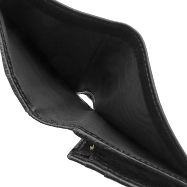 グッチ GUCCI ダブルG カードケース ウォレット ‎456126 ブラック レザー 二つ折り財布 ゴールド金具 黒