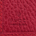グッチ GUCCI プチマーモント コンパクトウォレット 474746 レッド レザー 三つ折り財布 ゴールド金具 赤 ダブルG