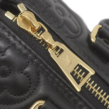 ルイヴィトン LOUIS VUITTON パピヨン BB バブルグラム M59800 ブラック モノグラムアンプラント 2WAYバッグ ゴールド金具 3WAY