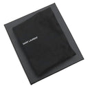 サンローラン SAINT LAURENT ビジネス カードケース 469338 ブラック レザー カードケース シルバー金具 黒 カード入れ 名刺入れ