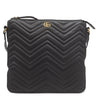 グッチ GUCCI GGマーモント キルティング 523369 ブラック レザー ショルダーバッグ ゴールド金具 ダブルG
