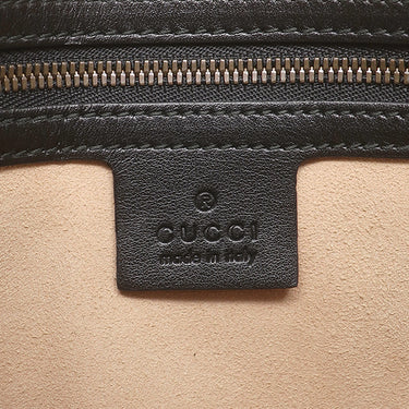 グッチ GUCCI GGマーモント キルティング 523369 ブラック レザー ショルダーバッグ ゴールド金具 ダブルG